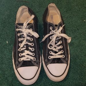 Black navy converse size 8.5 men's 10.5 women's